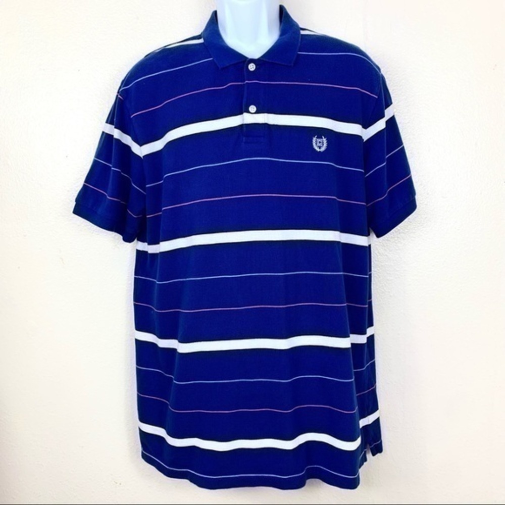 Chaps Ralph Lauren Men’s shirt Blue striped Sz L